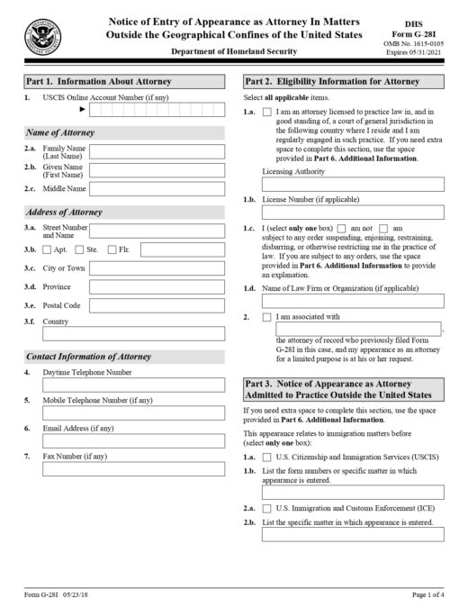 G-28I-Form