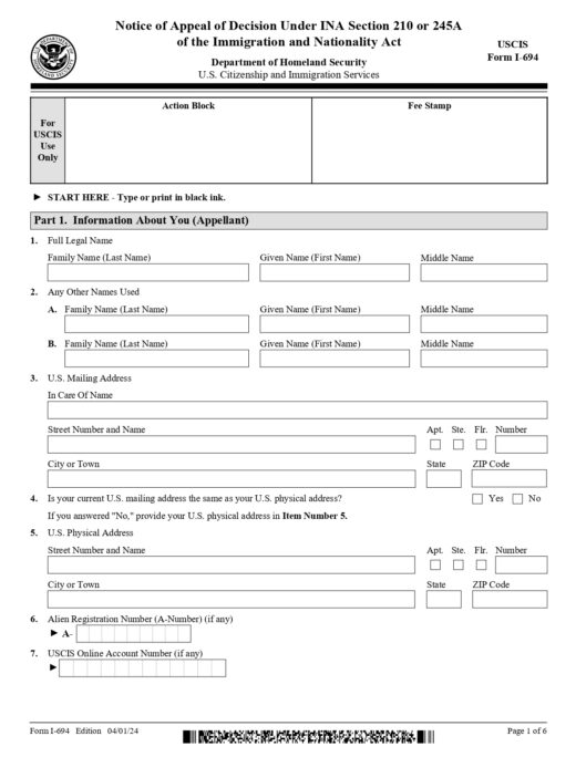 I-694-Form